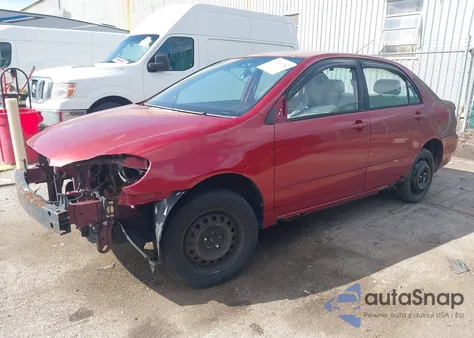 2003 Toyota Corolla Le из США, поврежденный, VIN 1NXBR32E43Z165843